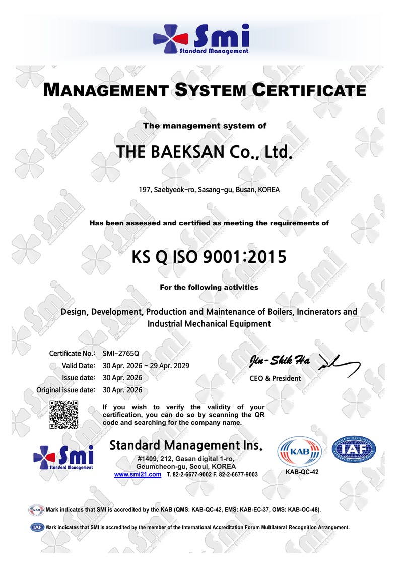 ISO 9001:2015 Certificate
